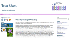 Desktop Screenshot of frau-olsen.de